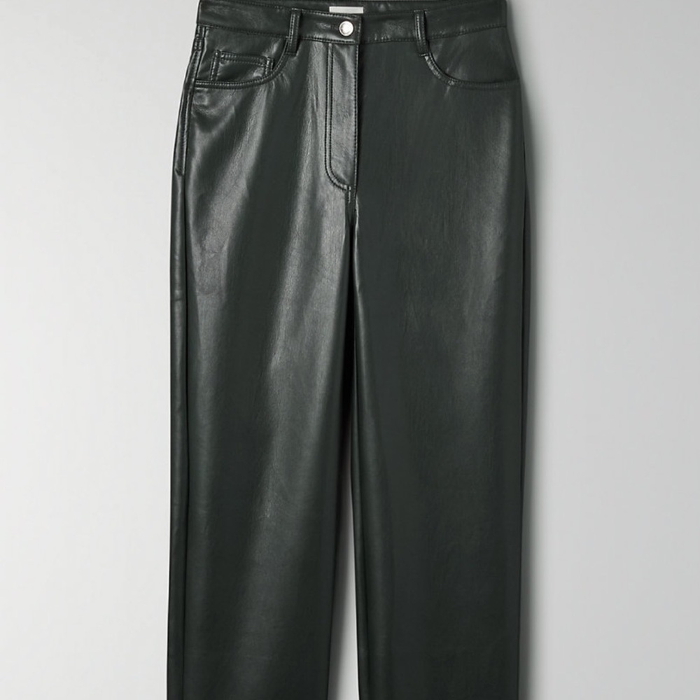 Aritzia Melina Pant in Dark Ivy Green